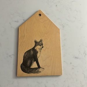 MIKO finnish fox cutting board serving board wall decor